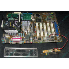 Материнская плата Asus P4PE (FireWire) с процессором Intel Pentium-4 2.4GHz s.478 и памятью 768Mb DDR1 Б/У (Владикавказ)